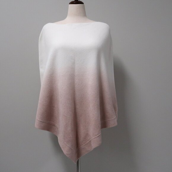 Barefoot Dreams Cozy Chic Ocean Breeze Ombre Rose Poncho OS PL - Picture 1 of 10